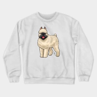 Dog - Bouvier des Flanders - Fawn Cropped Crewneck Sweatshirt